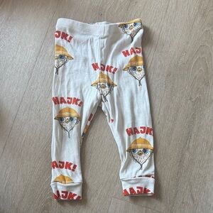 Mini Rodini HAJK Print Baby Leggings